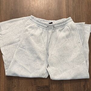 Under Armour Light Blue/Gray Wide Leg Fleece Sweatpants